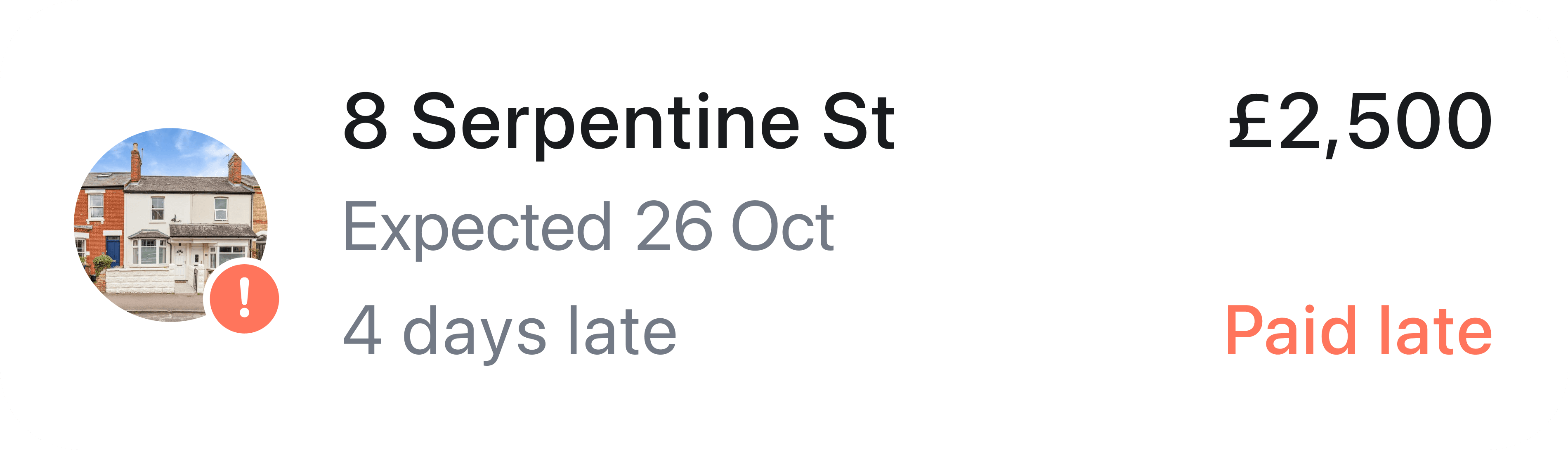 August Rent Payments