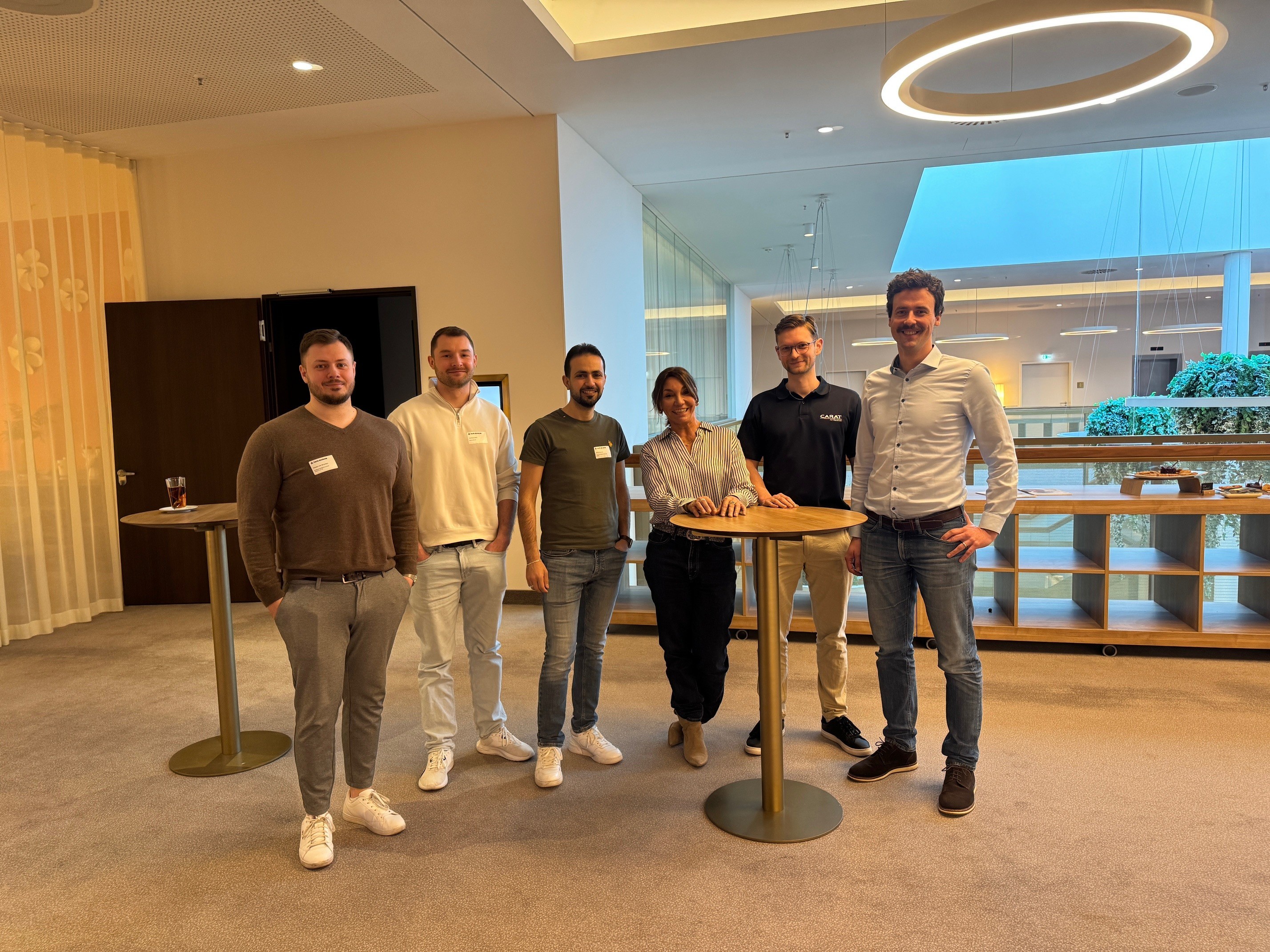 Barbara mit Seminarteilnehmern