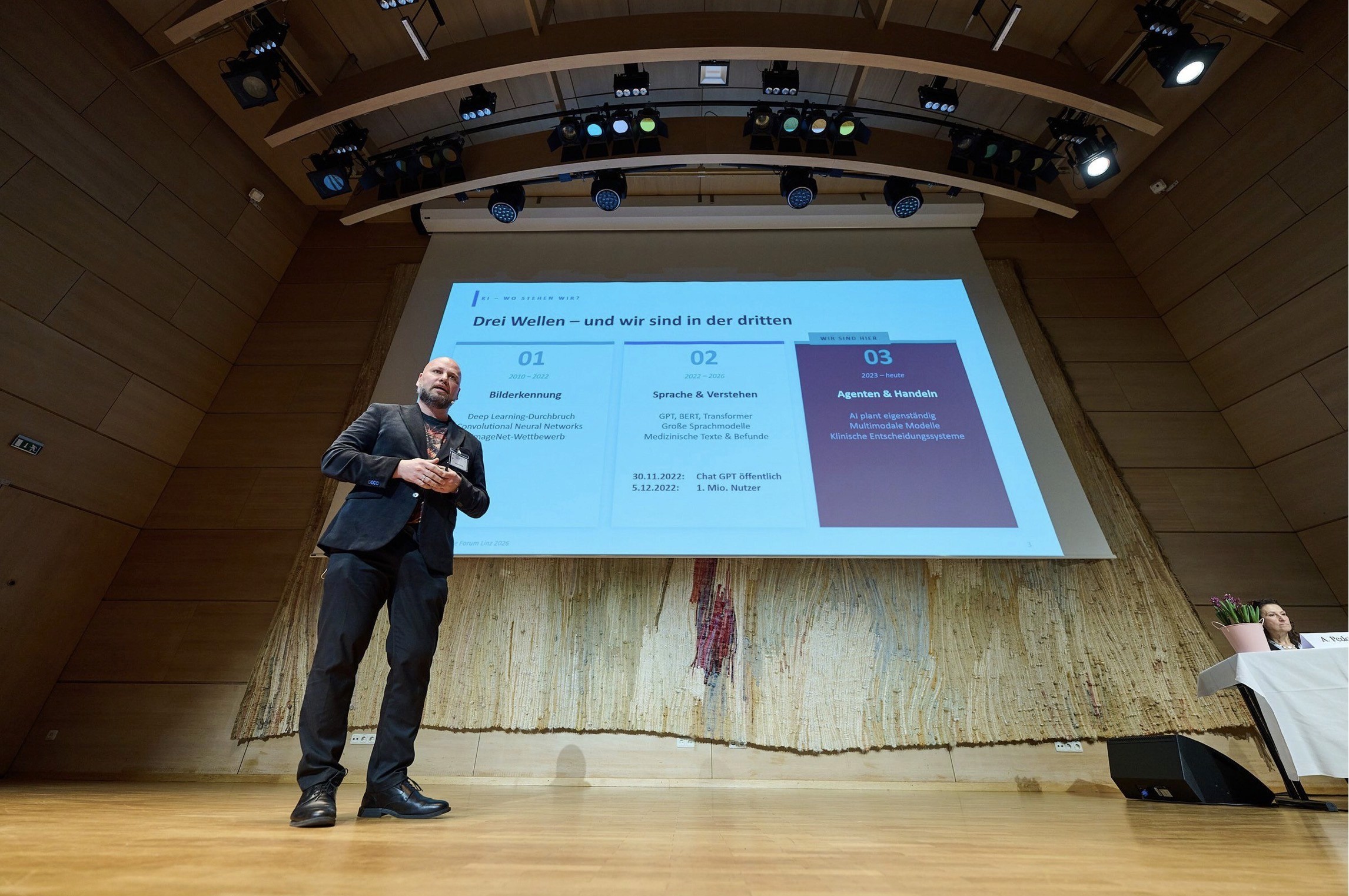 Dr. Kostja Steiner beim AFEL Linz 2026