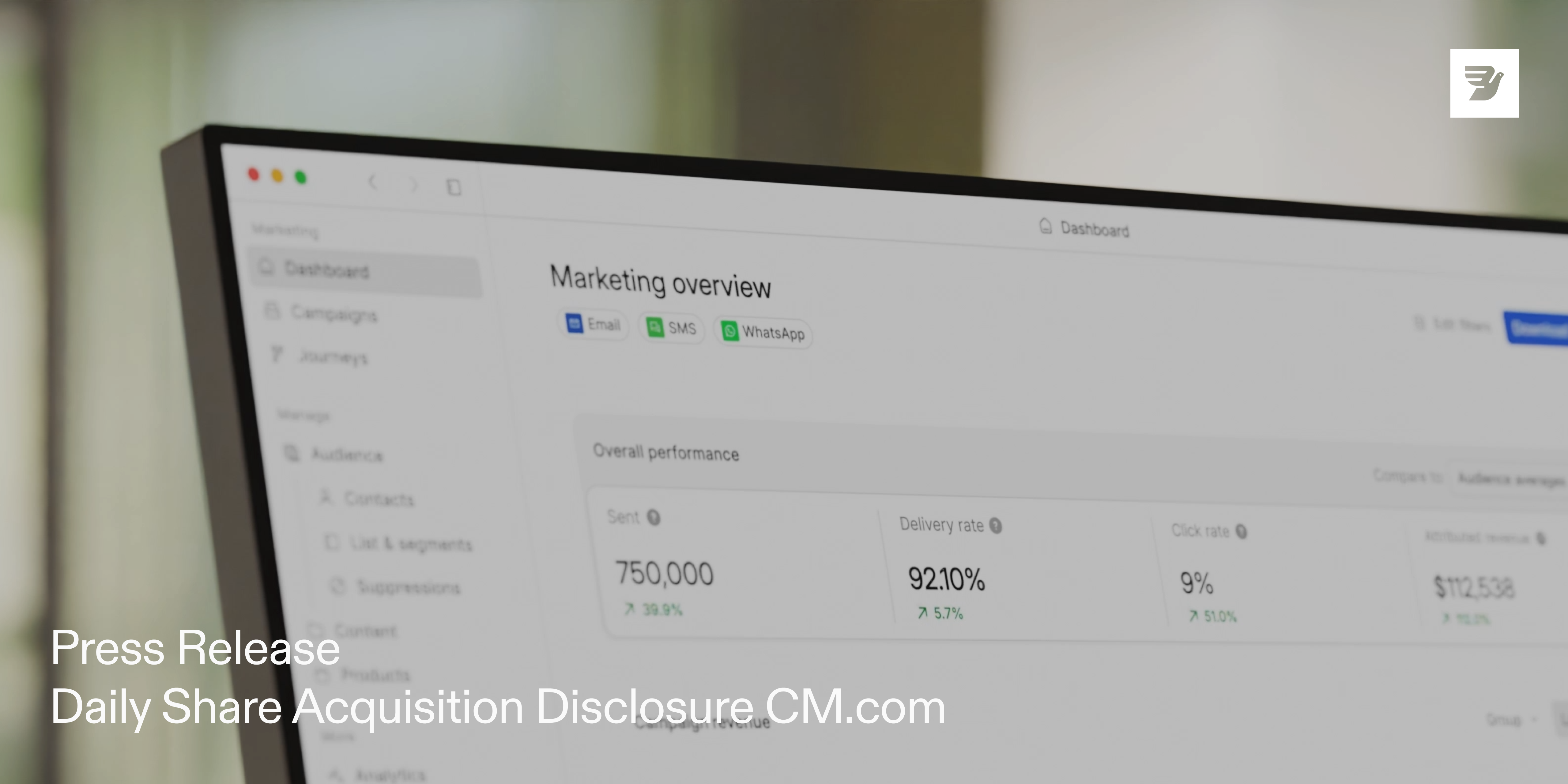 Bird - Daily Share Acquisition Disclosure CM.com