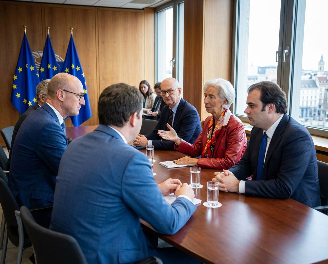 European economic meeting inspired by Eurogroup proceedings.