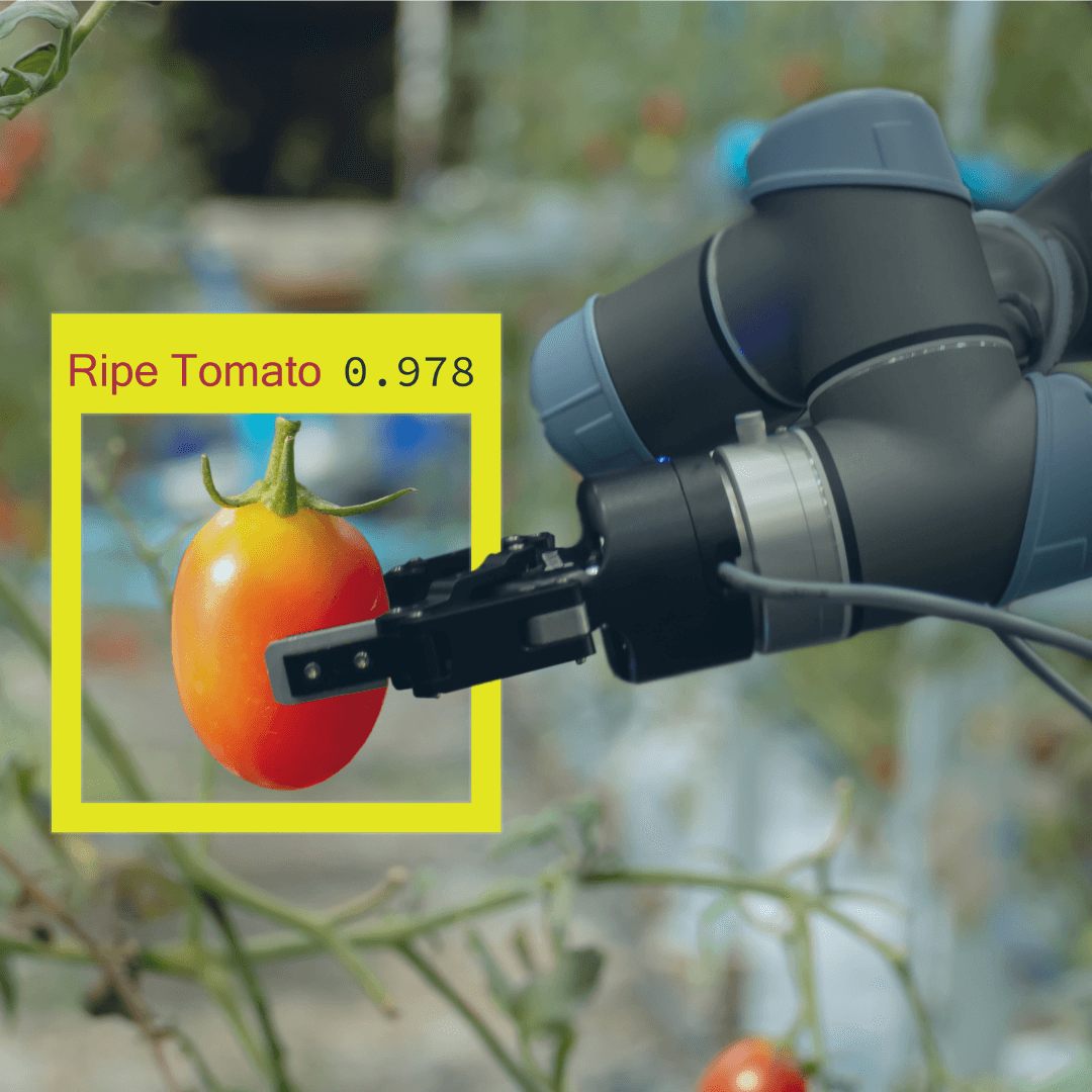 AI-powered computer vision system detecting objects for intelligent business process optimizatio
