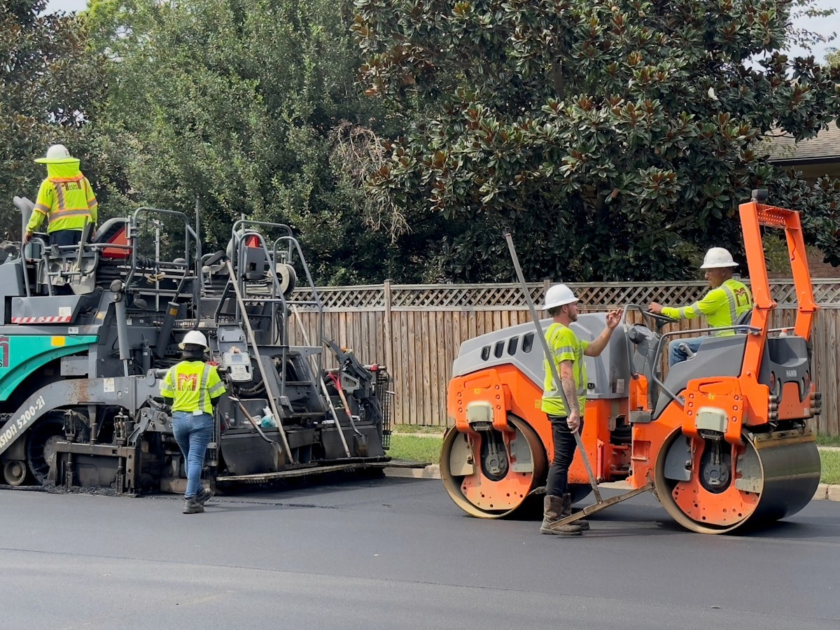 Asphalt driveway