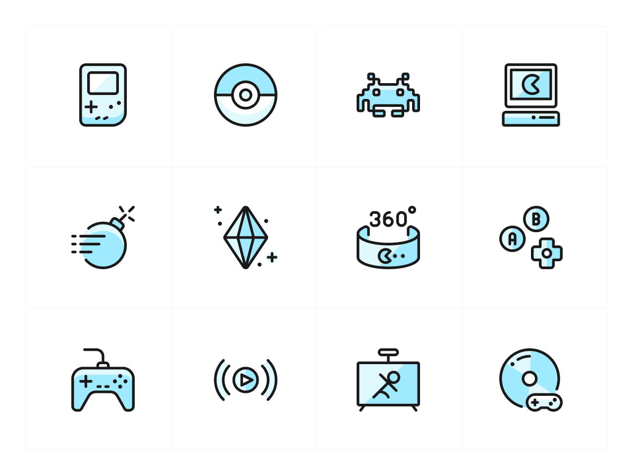 Ultimate Duotone Gaming Icon Set