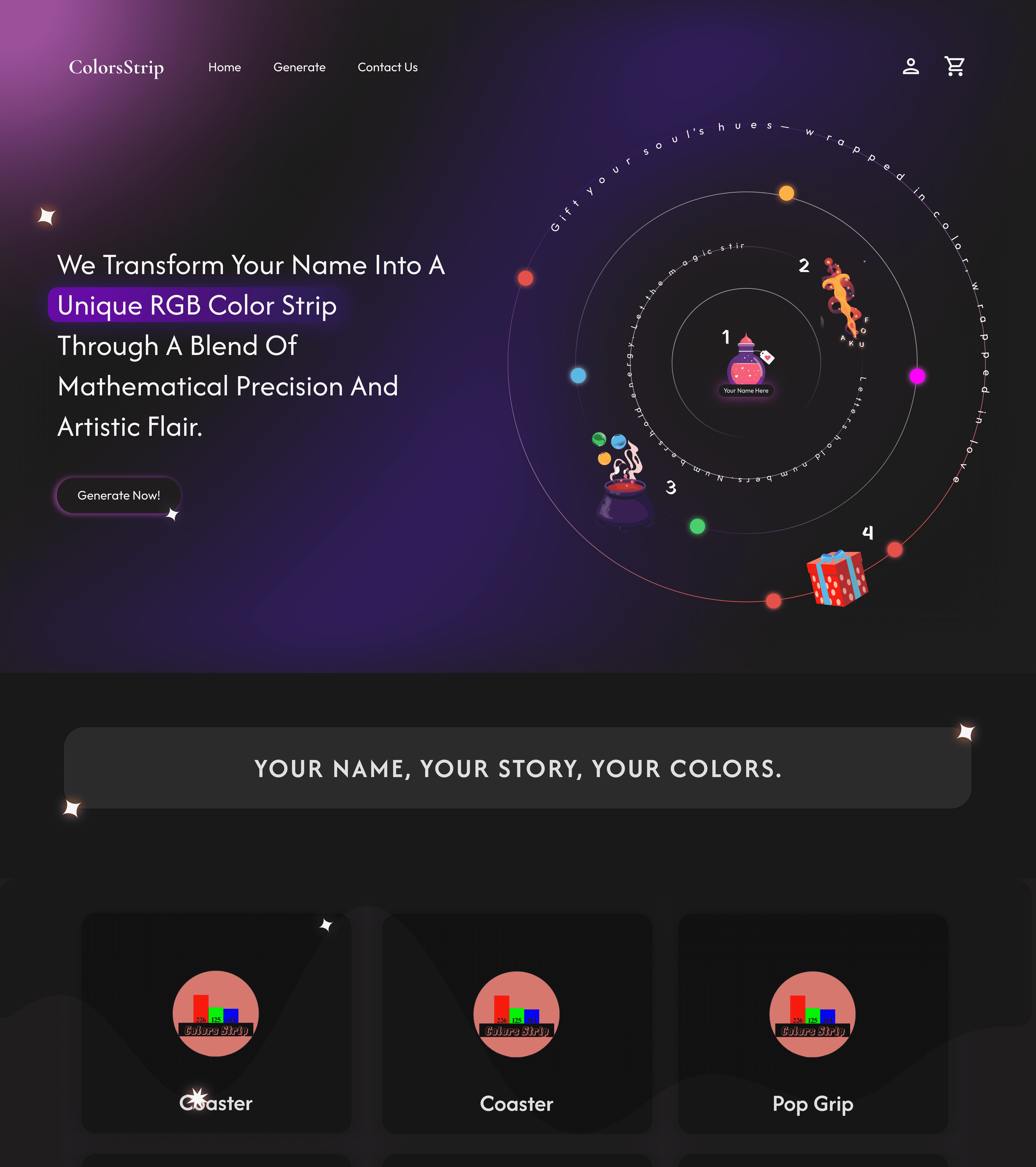 colorsstrips homepage