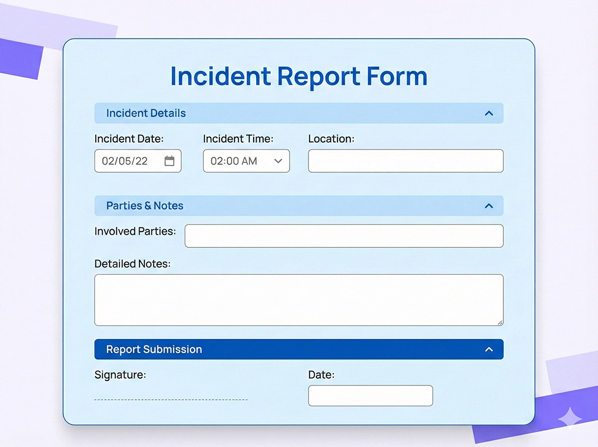 Incident Report Form