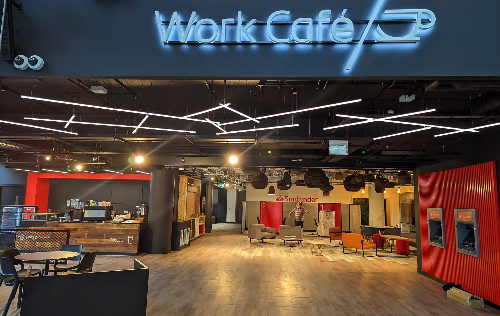 Santander Work Cafe Euston