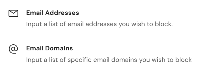 Advanced feature for event registration