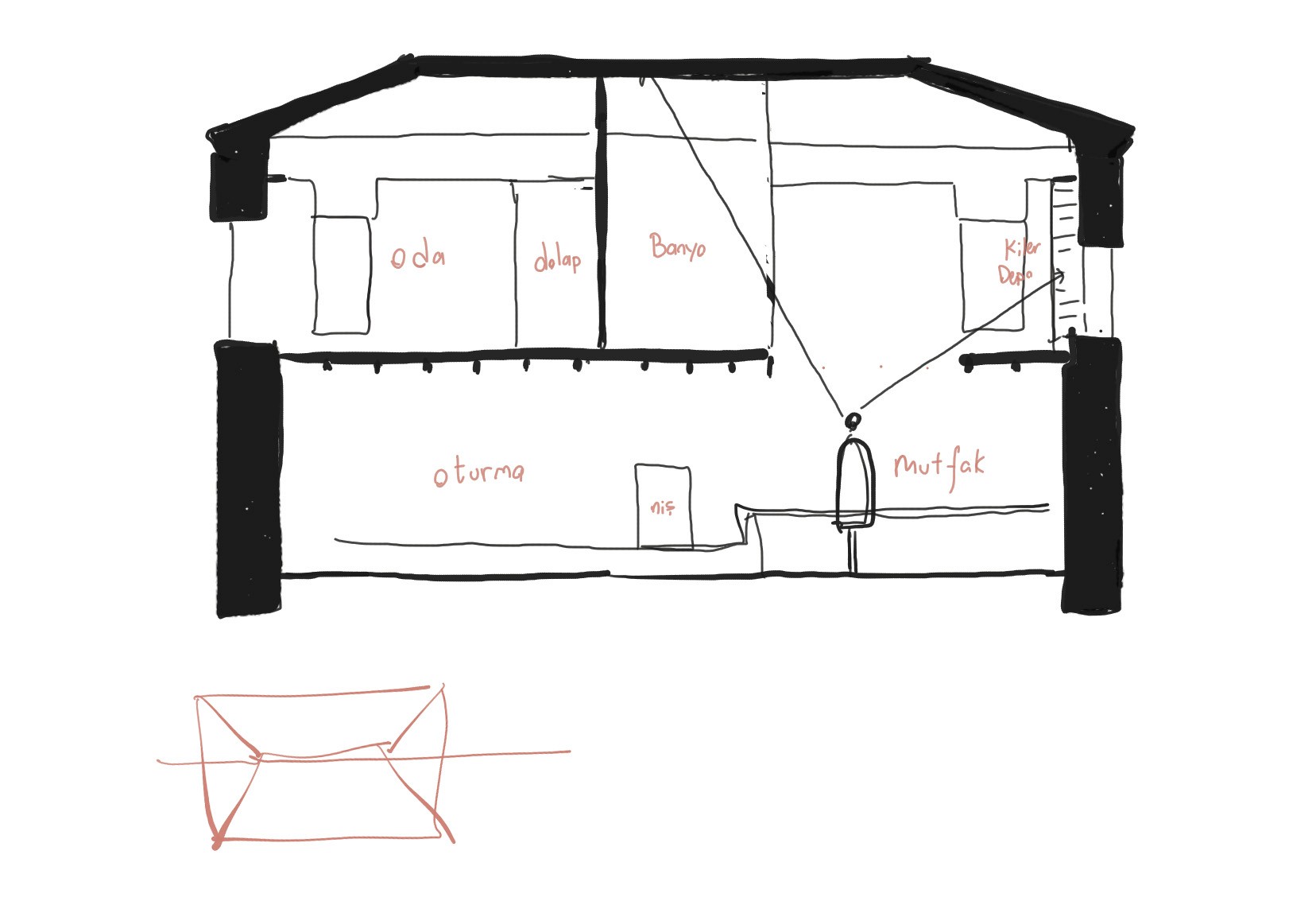 tas_ev_project_explain_ediz_demirel_works_edworks_architecture_studio_drawing_sketch_sketches_section_eskiz