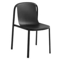 Black Plastic Chair Family Friendly