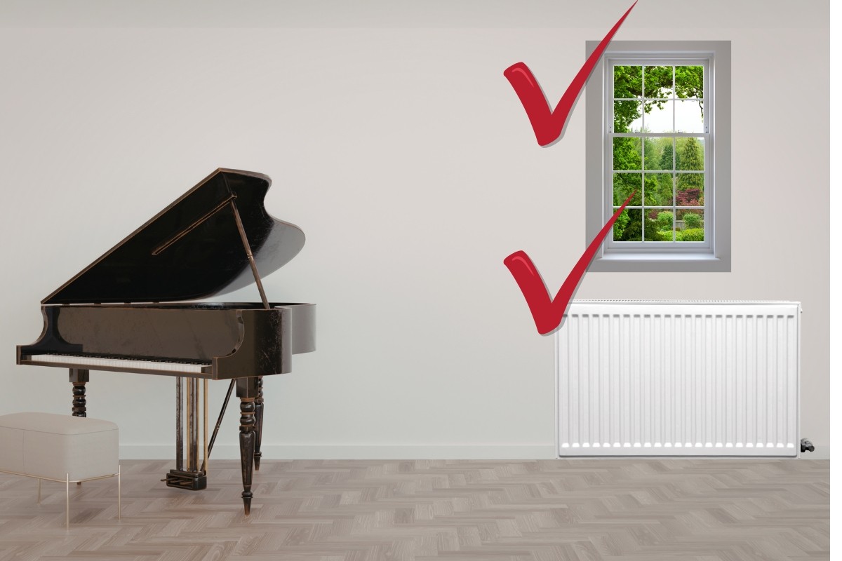 A stable environment = a stable piano