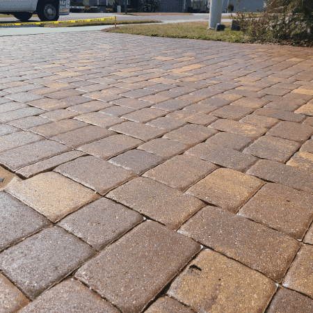 Sealed pavers in Winter Park, FL