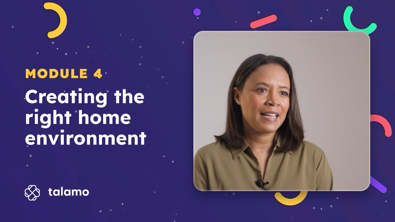 Thumbnail: Leah Boleto presenting the parents’ course, Creating the right home environment
