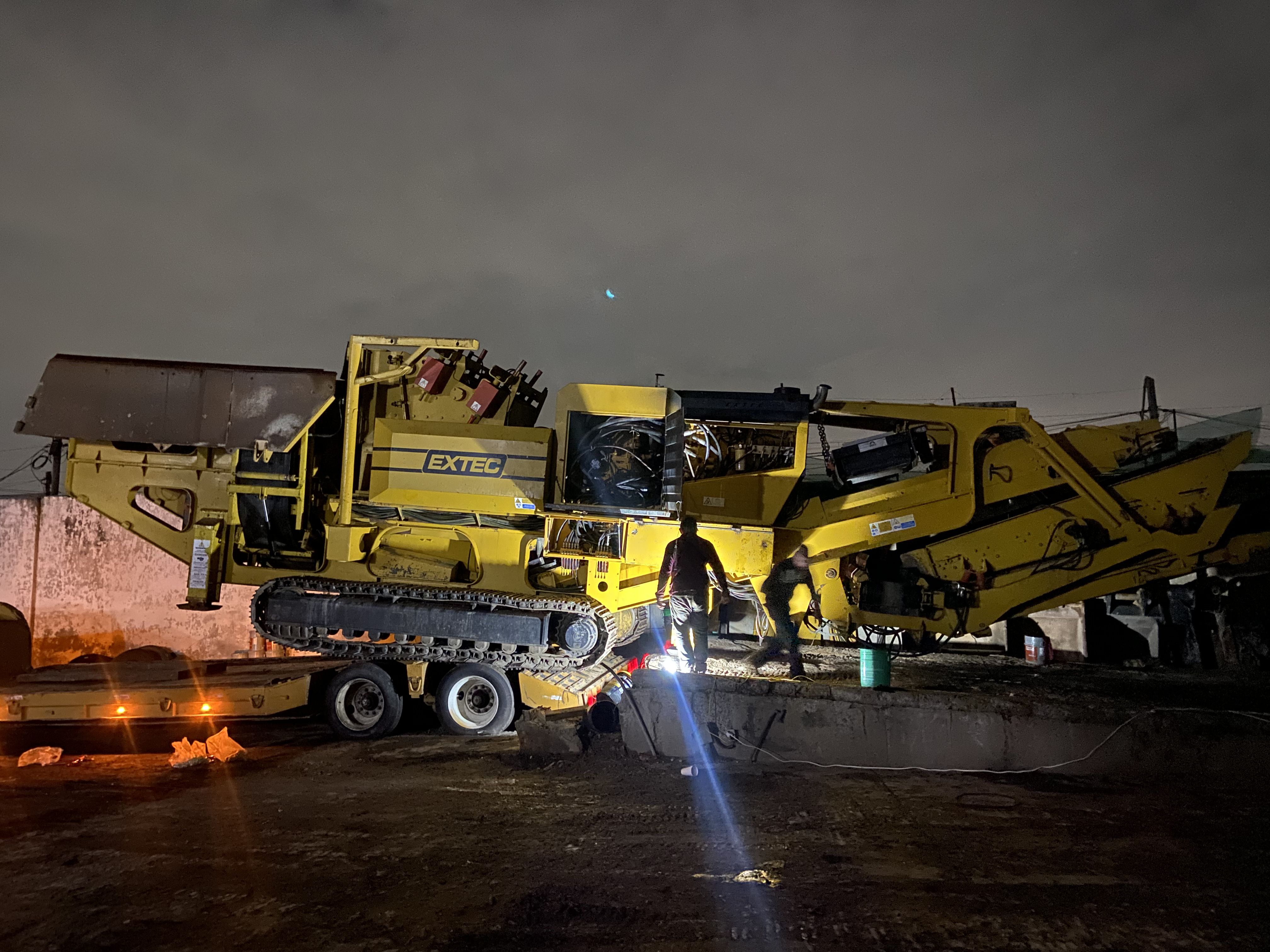 Trituradora industrial para obra civil y minería