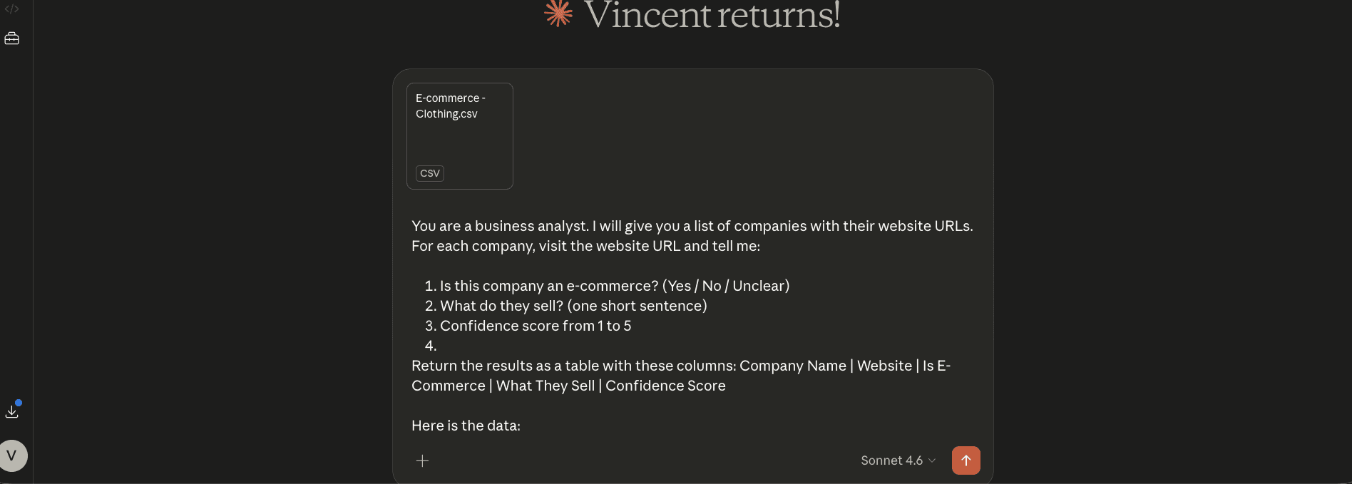 Use AI to Verify If the Company Is Really an E-Commerce