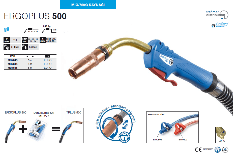 Trafimet Ergoplus 500 Mig Torcu