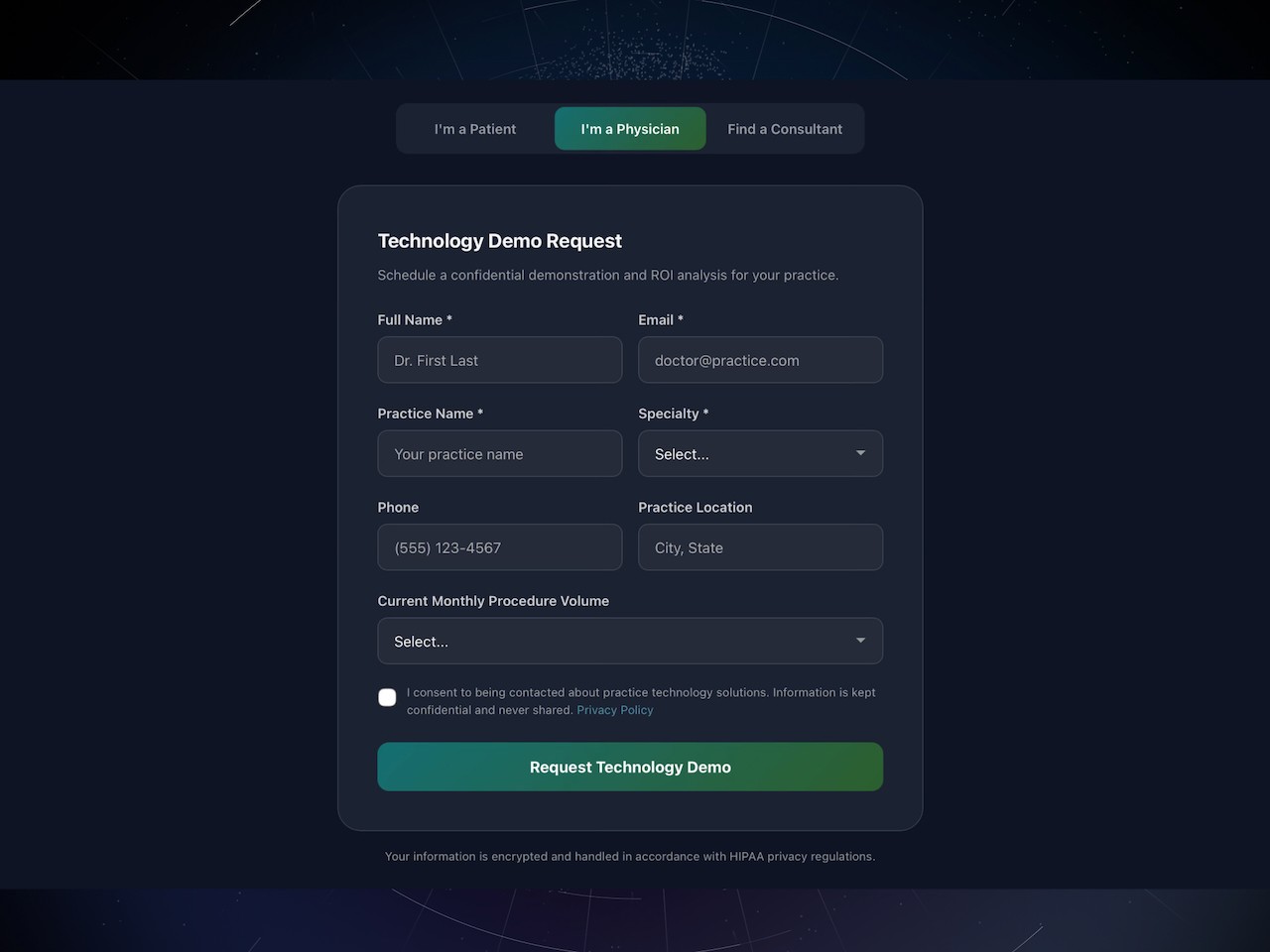 StemSculpting.com Patient-Facing Channel tabbed CTA 3
