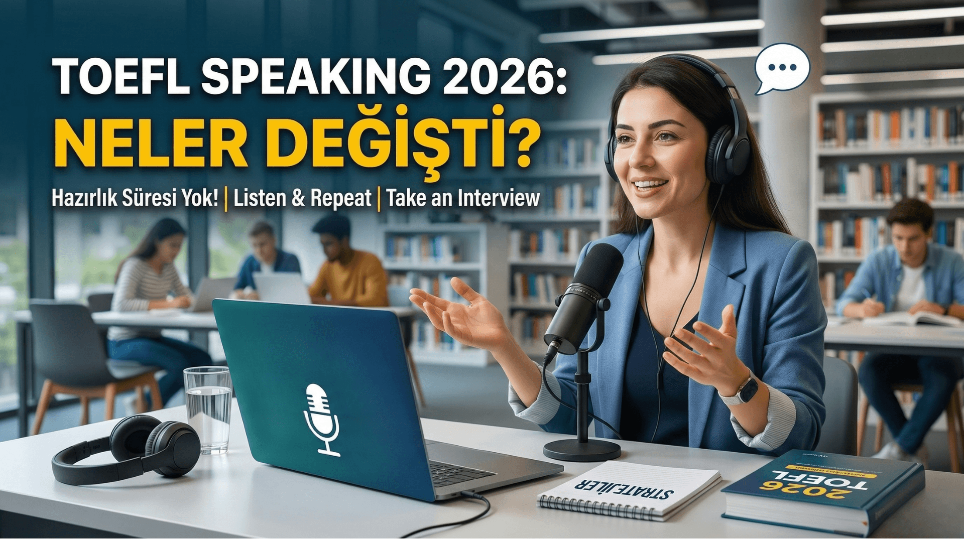 2026 TOEFL Speaking Rehberi: Yeni Format ve Başarı Stratejileri