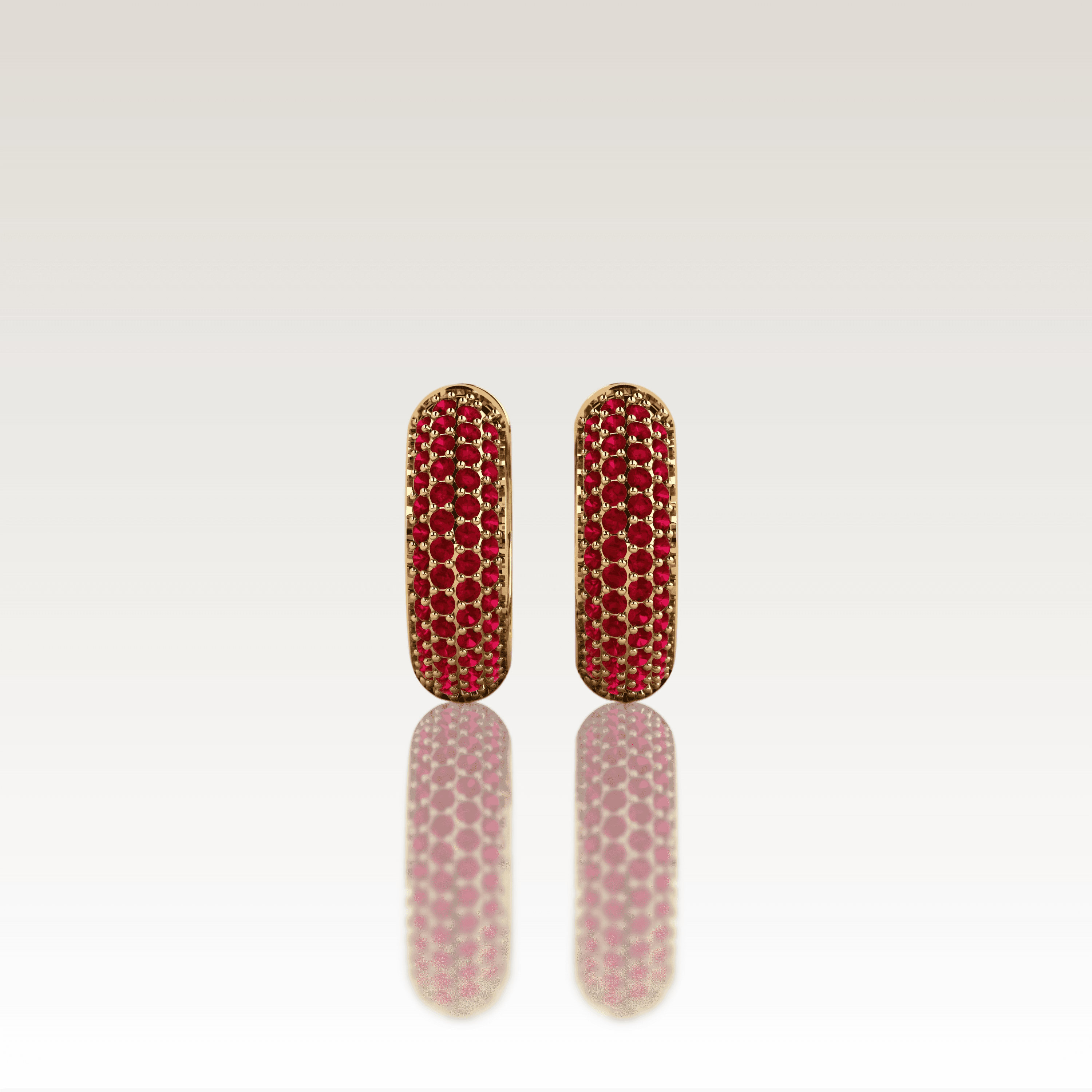 BON'BON Vermilion Hoop Earrings image 7