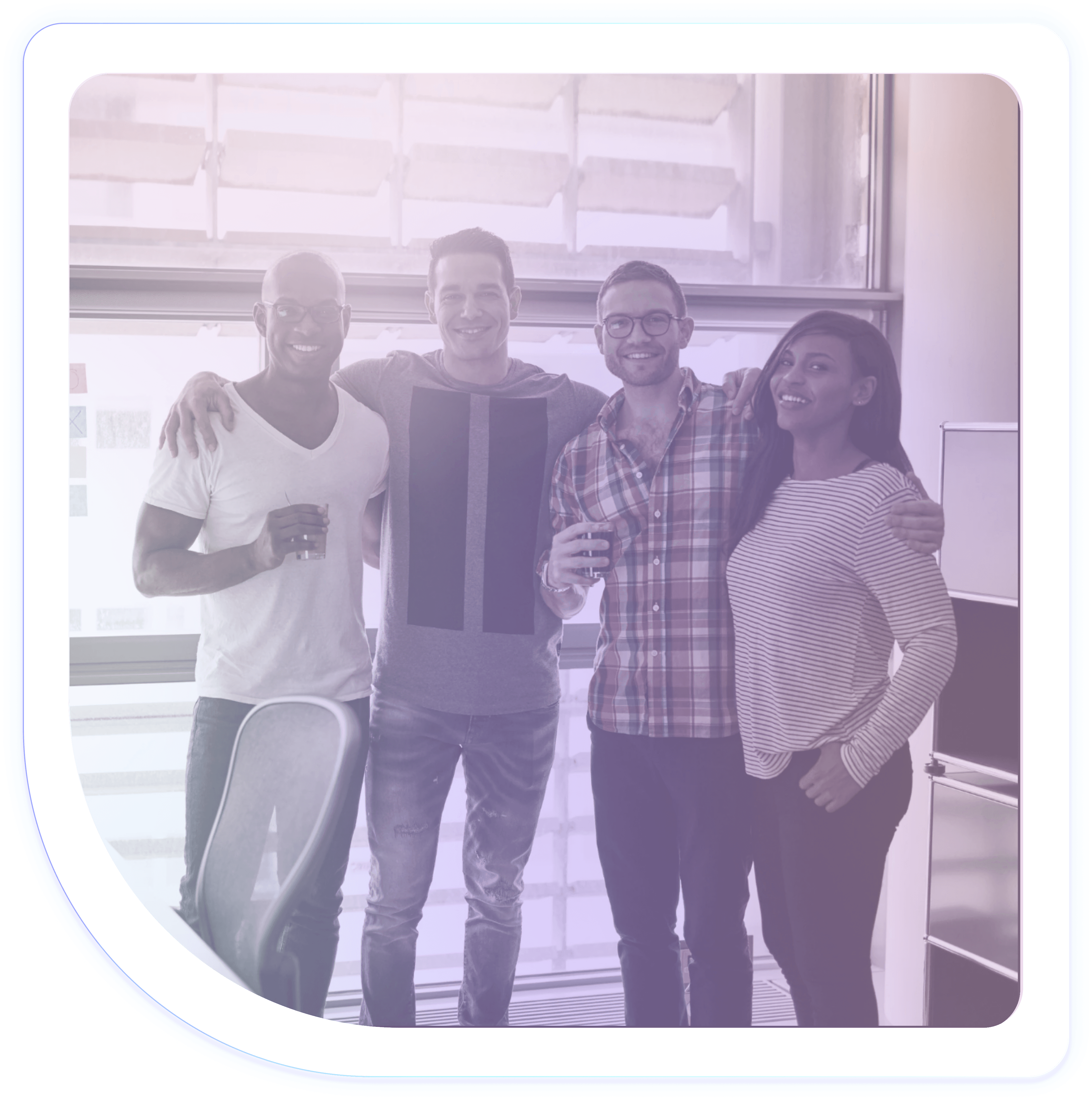 man and women using laptop