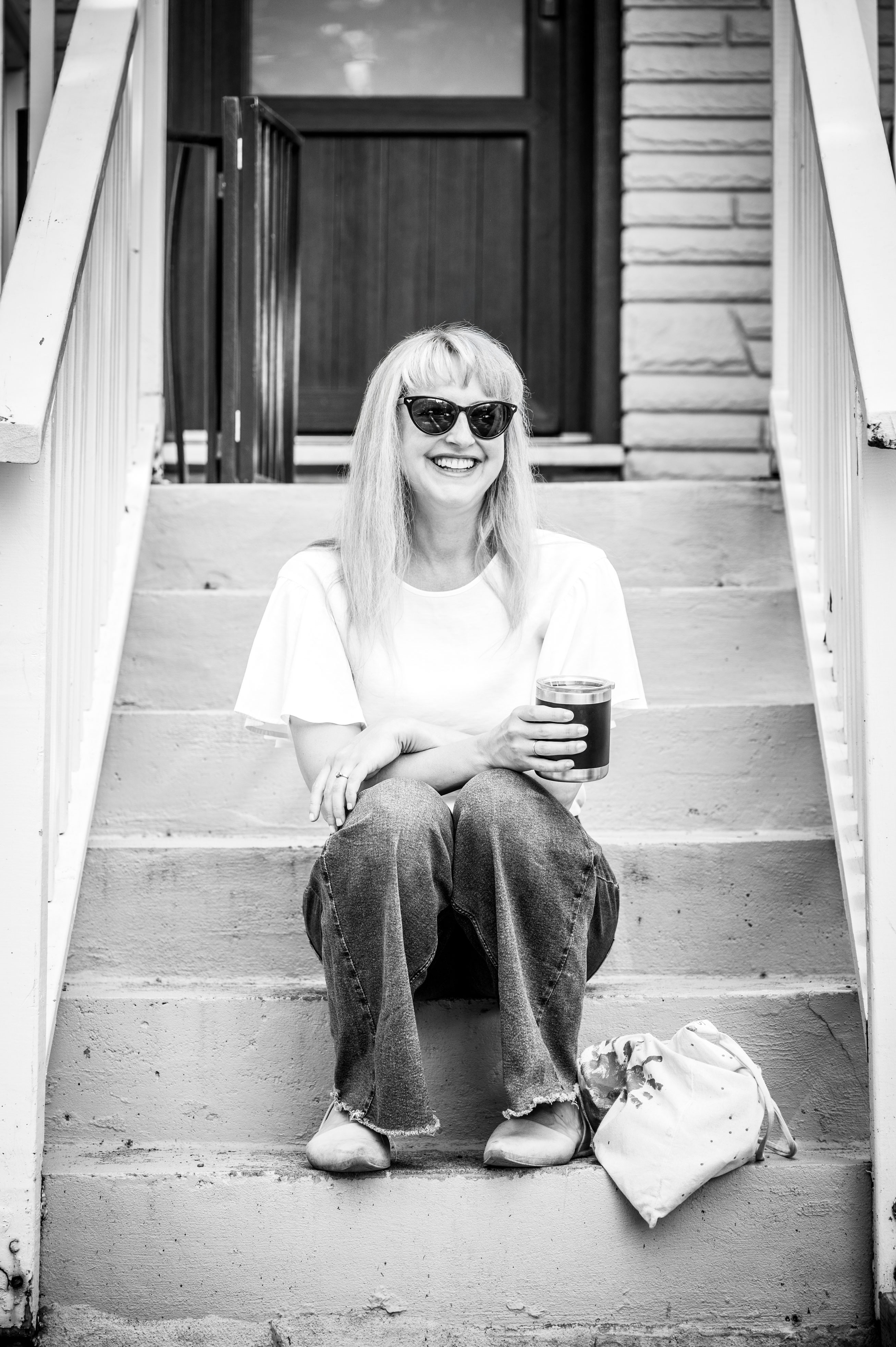 Woman with color palette