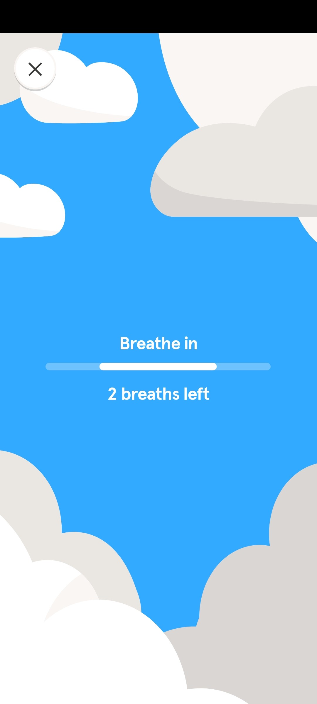 Headspace Lets exercise 3 screen