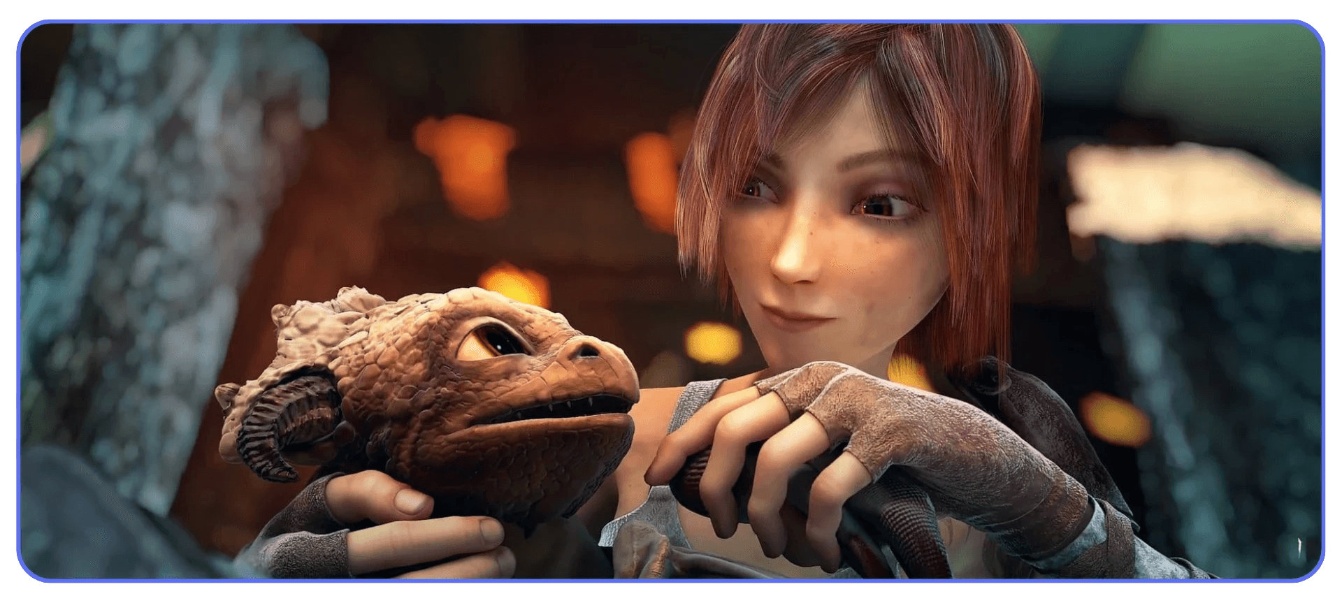 Emotional scene from Sintel, a short animated film created with Blender