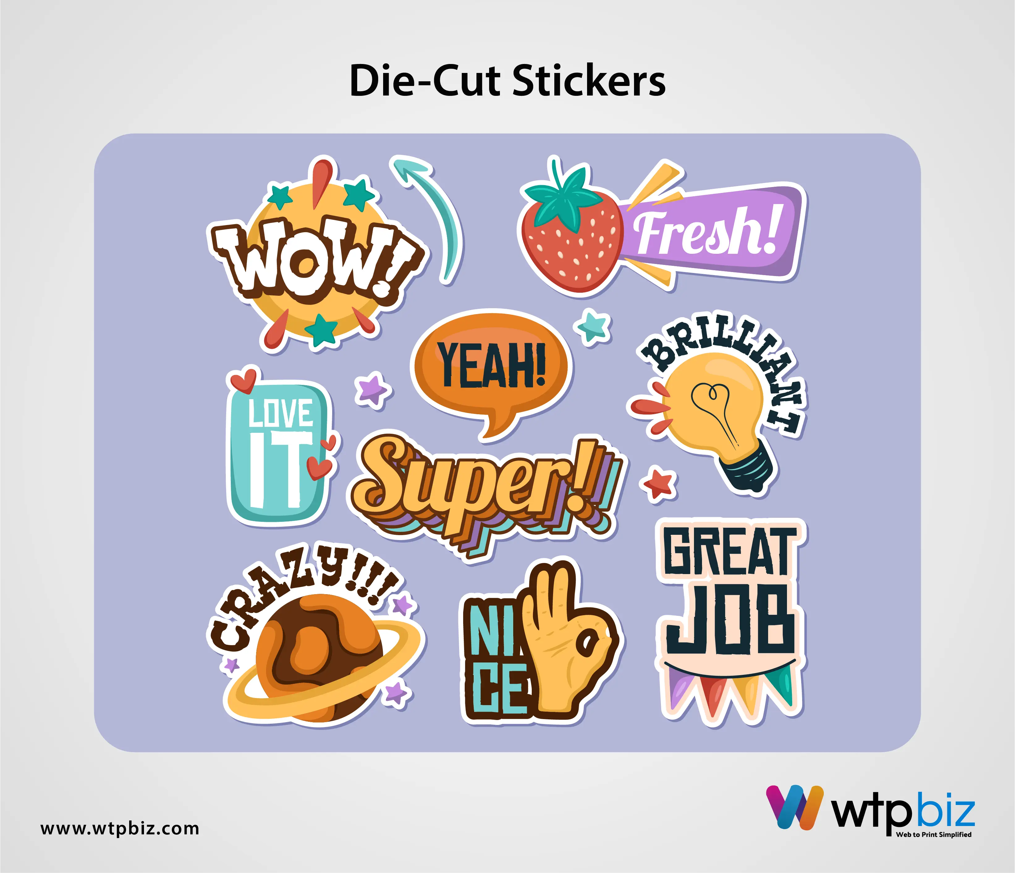 Die-cut sticker