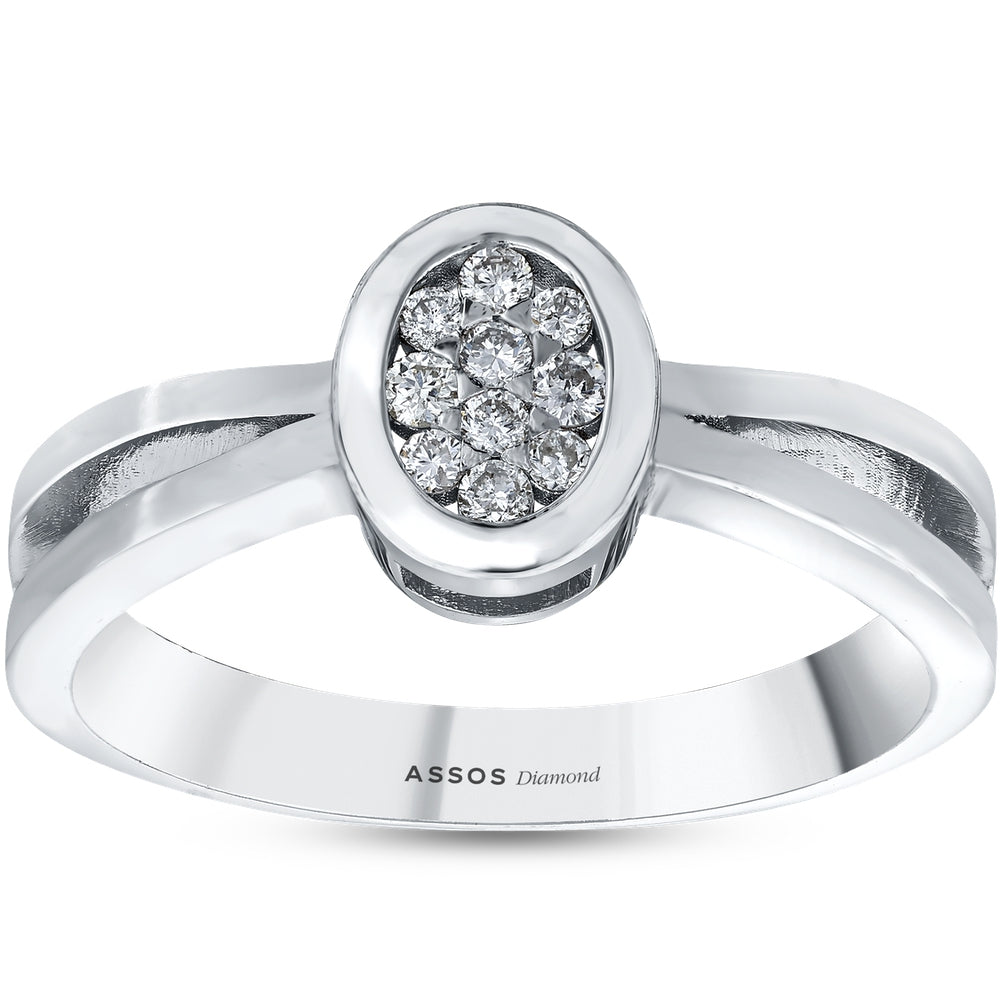 0.07 Karat G Renk SI 14 Ayar Pırlanta Fantezi Yüzük