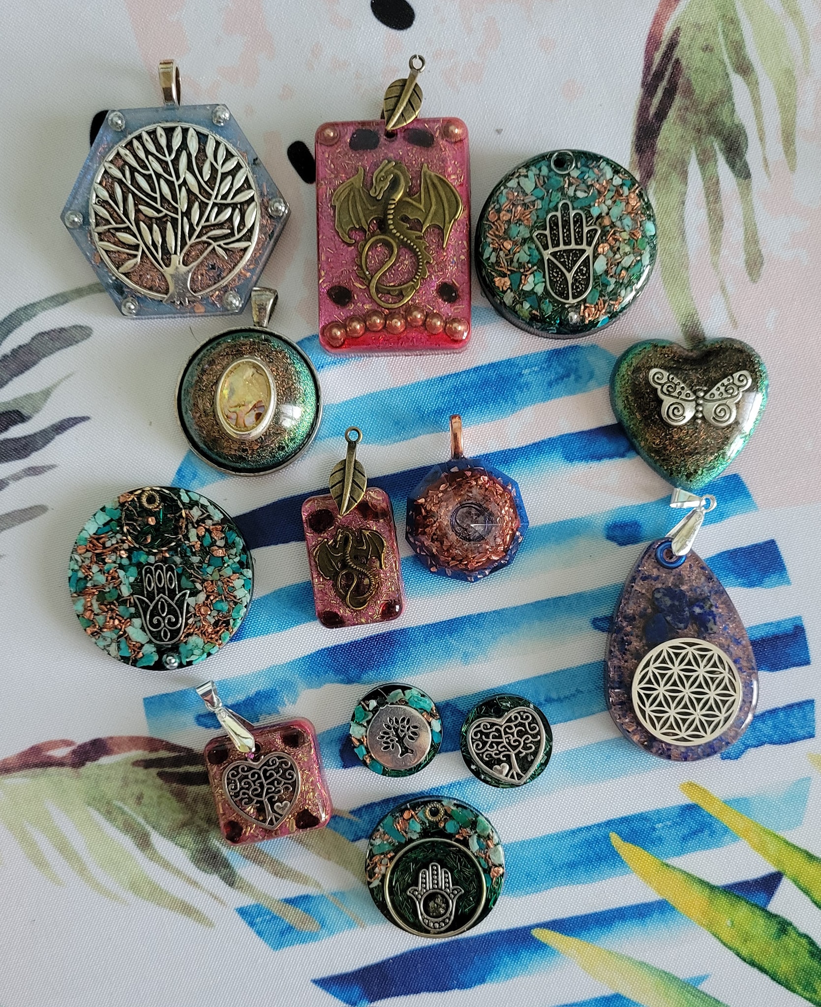 Orgonite jewelry