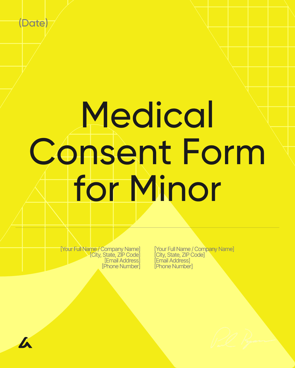 Medical Consent Form for Minor