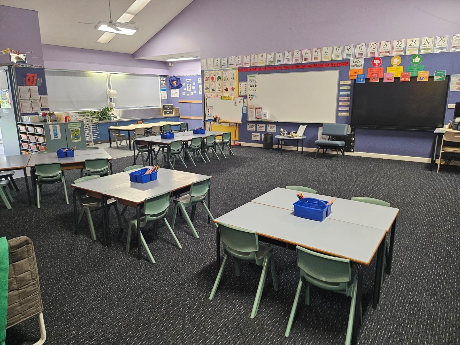 Pest fogging treatment at a warehouse