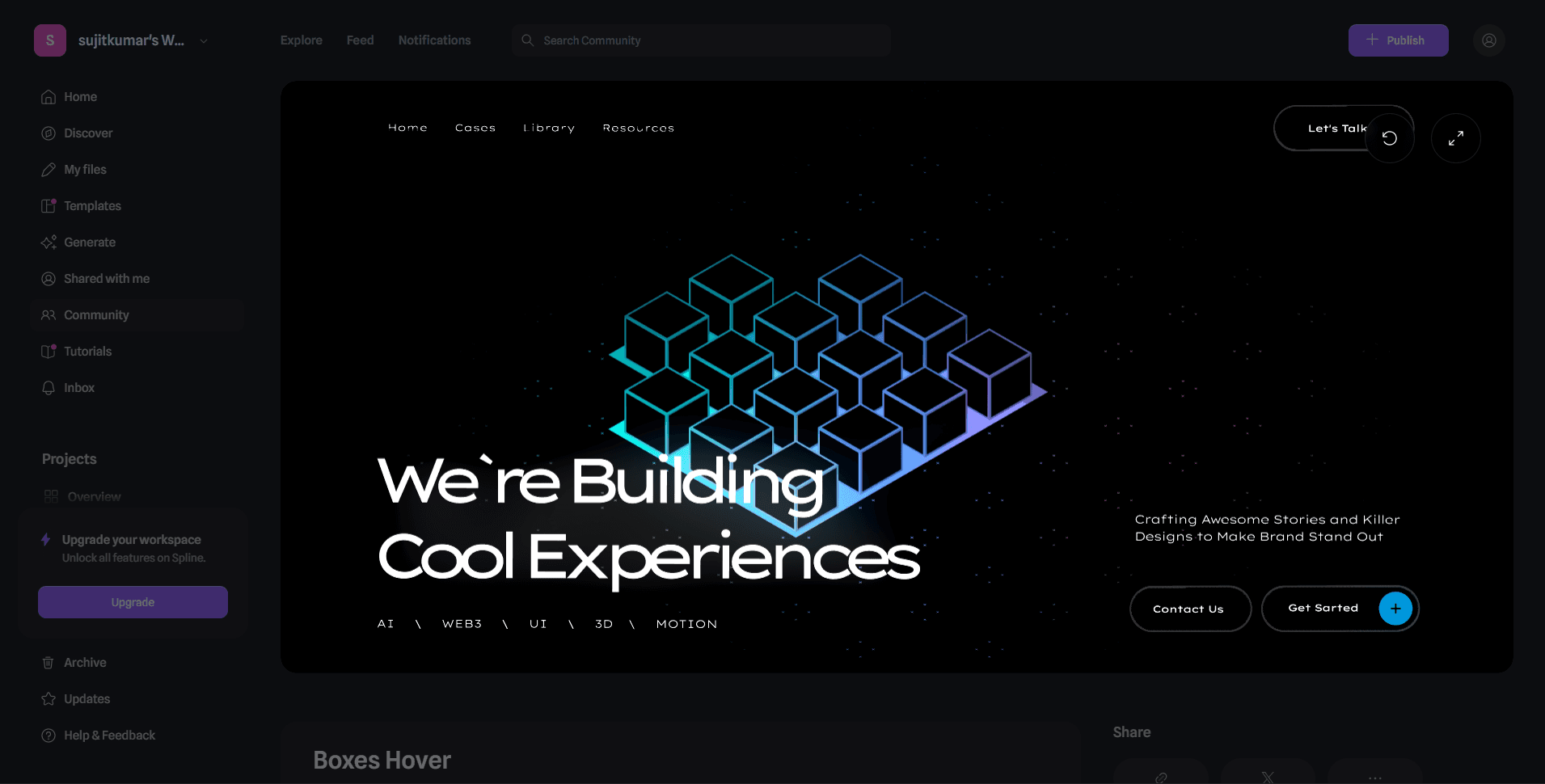 3D visual