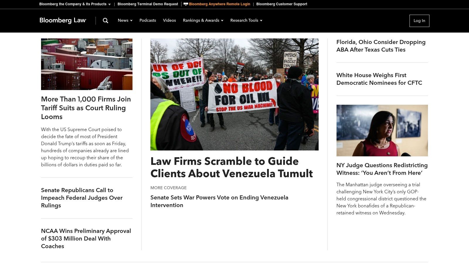 Bloomberg Law (News on Bloomberg Law)