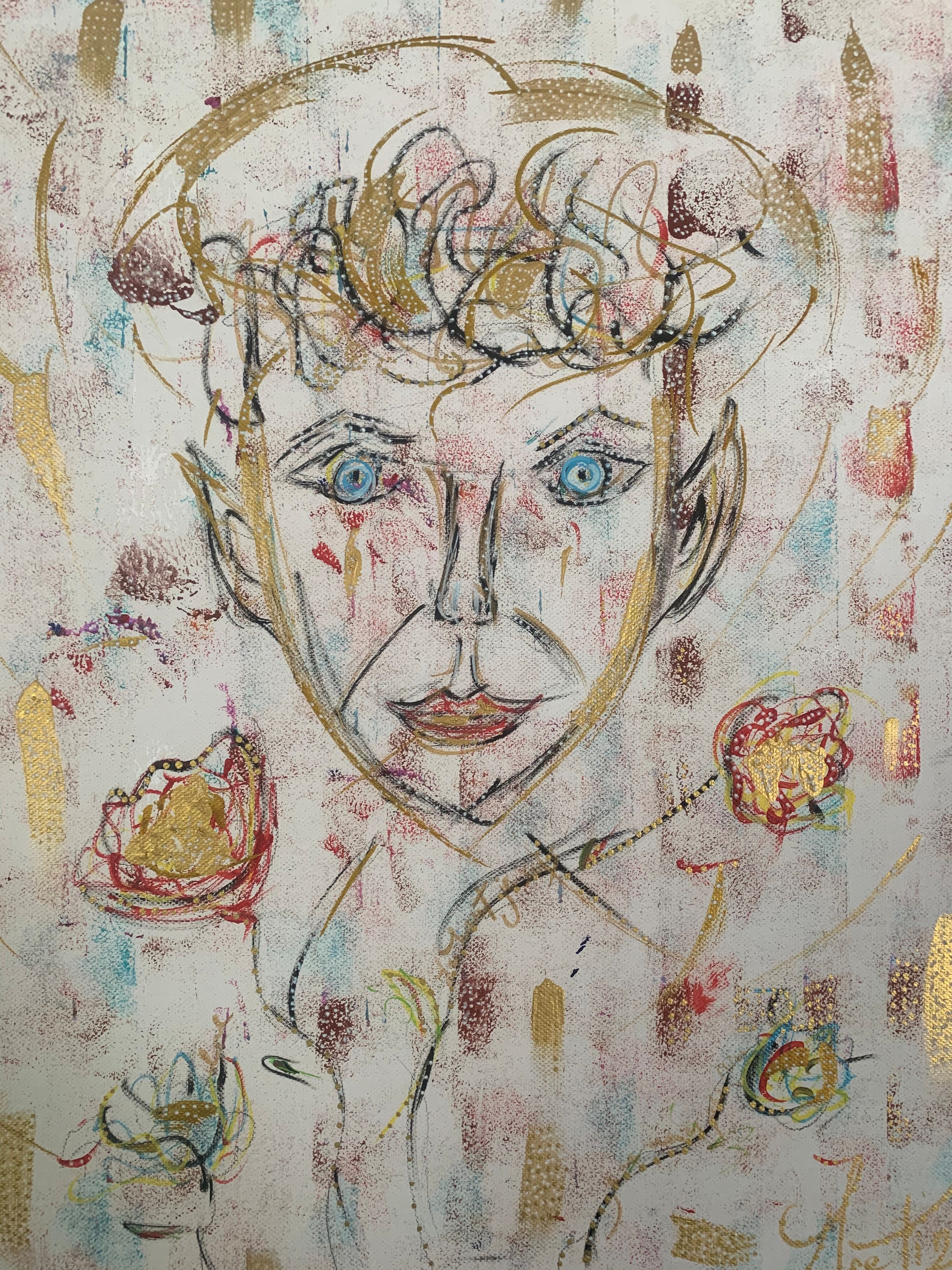 Peinture "Guide moi" par Meetini