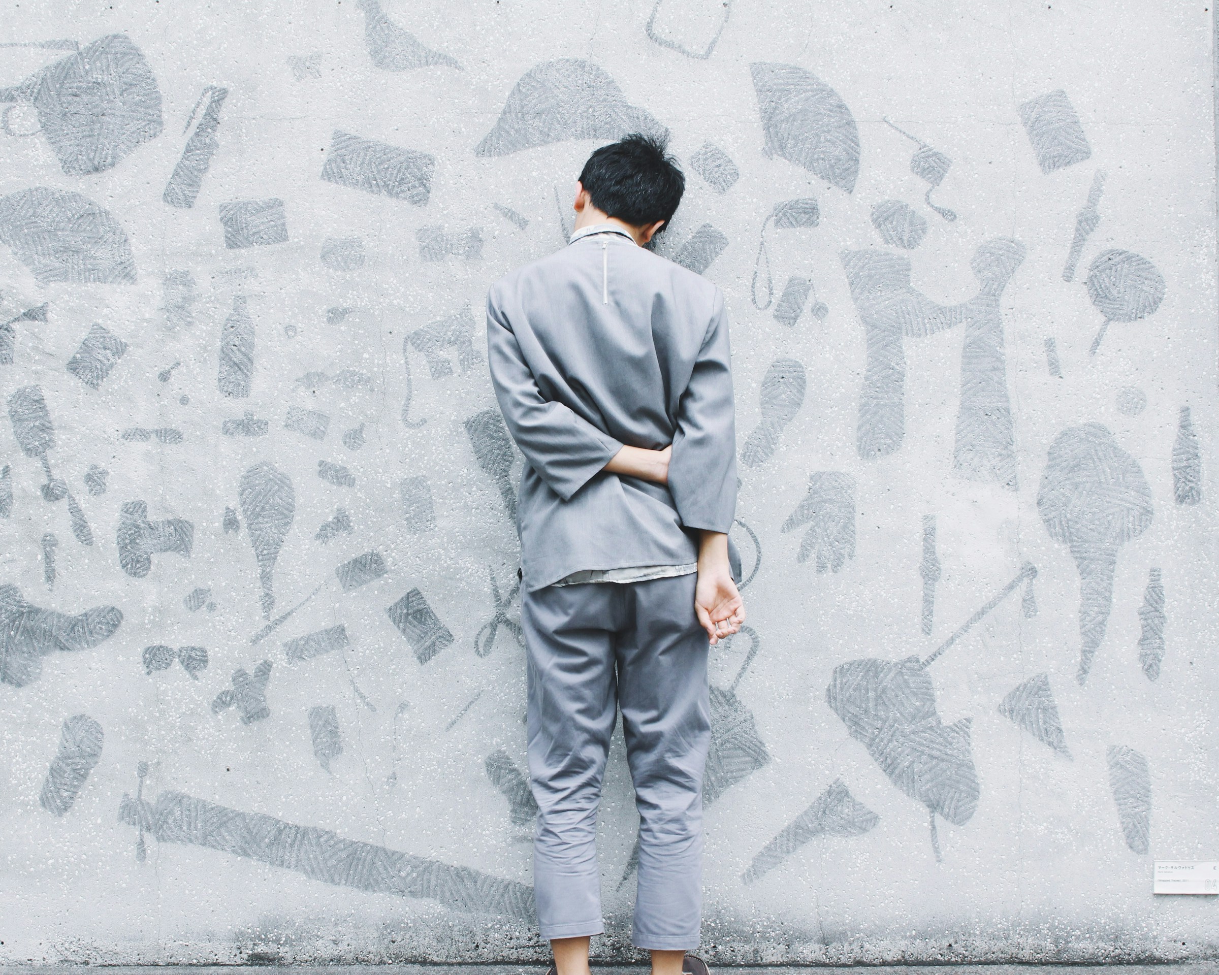 man facing wall - Can You Get Vitamin D on a Cloudy Day?