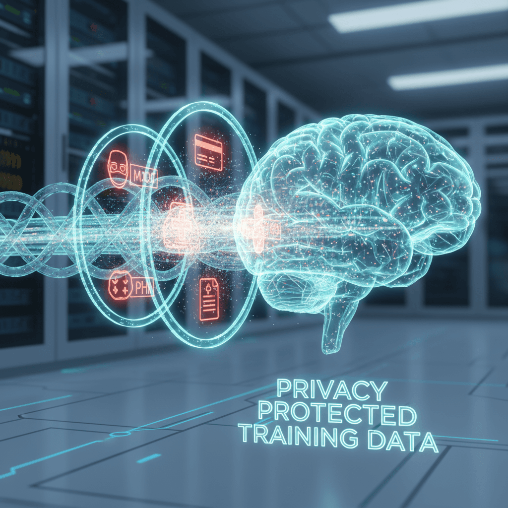 Training AI models with secure data