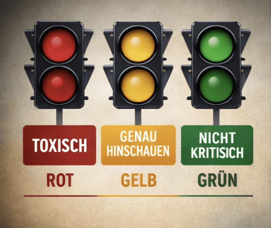 3 ampeln, eine rote ampel, eine gelbe ampel, eine grüne ampel