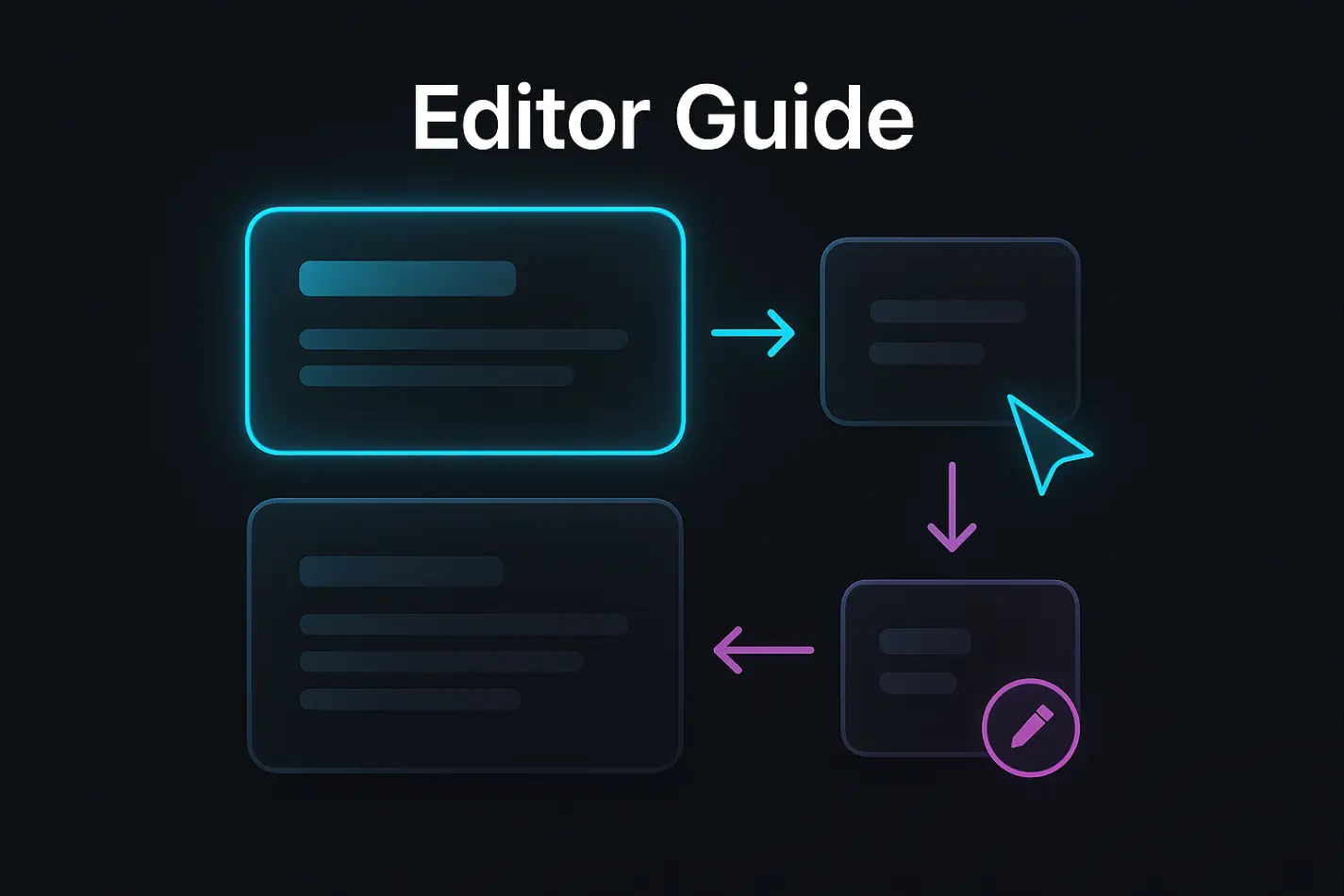 Editor guide page in Framer to teach clients how to edit without breaking the layout