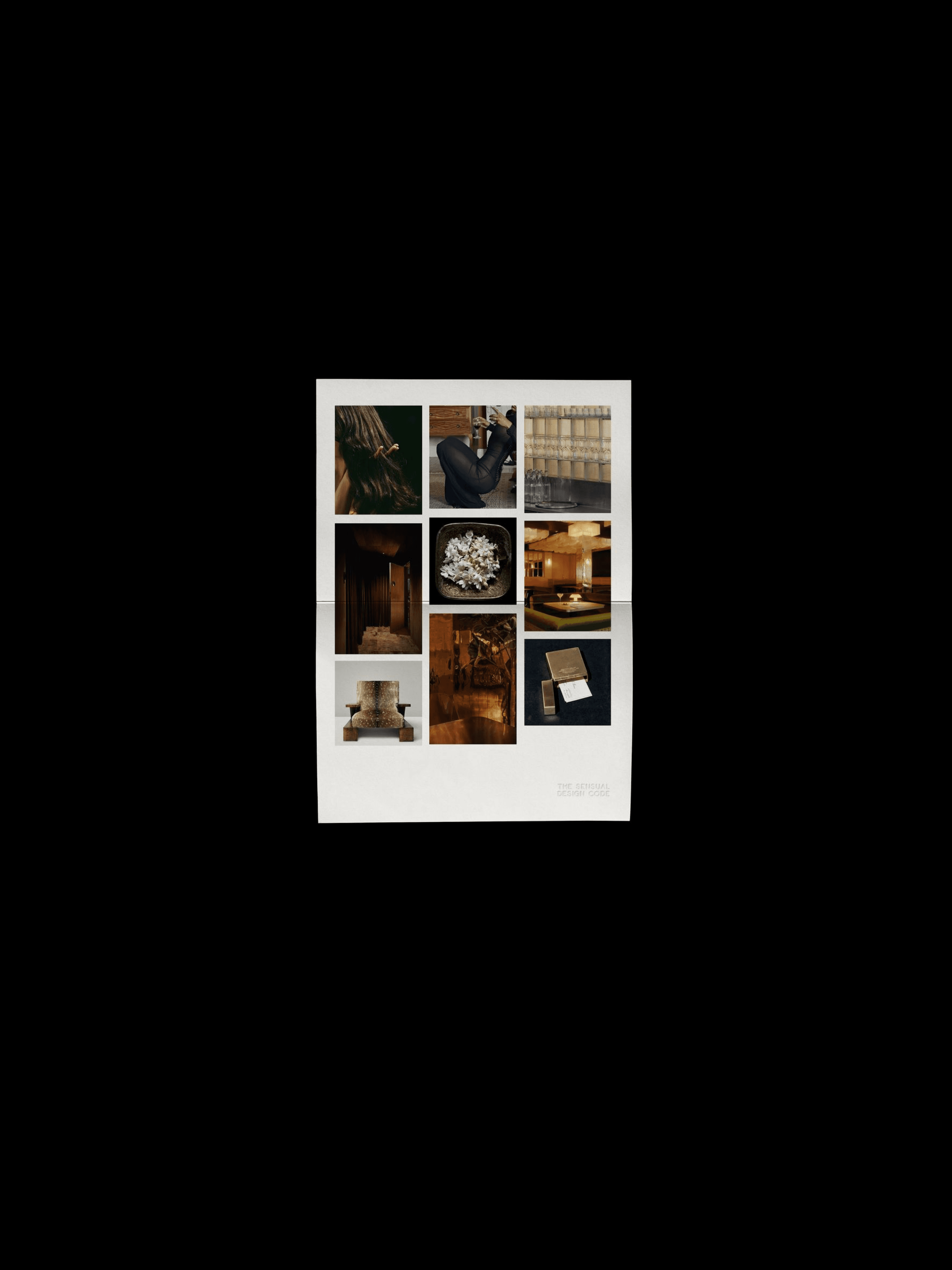 moodboard created by selina donohoe for the sensual design code