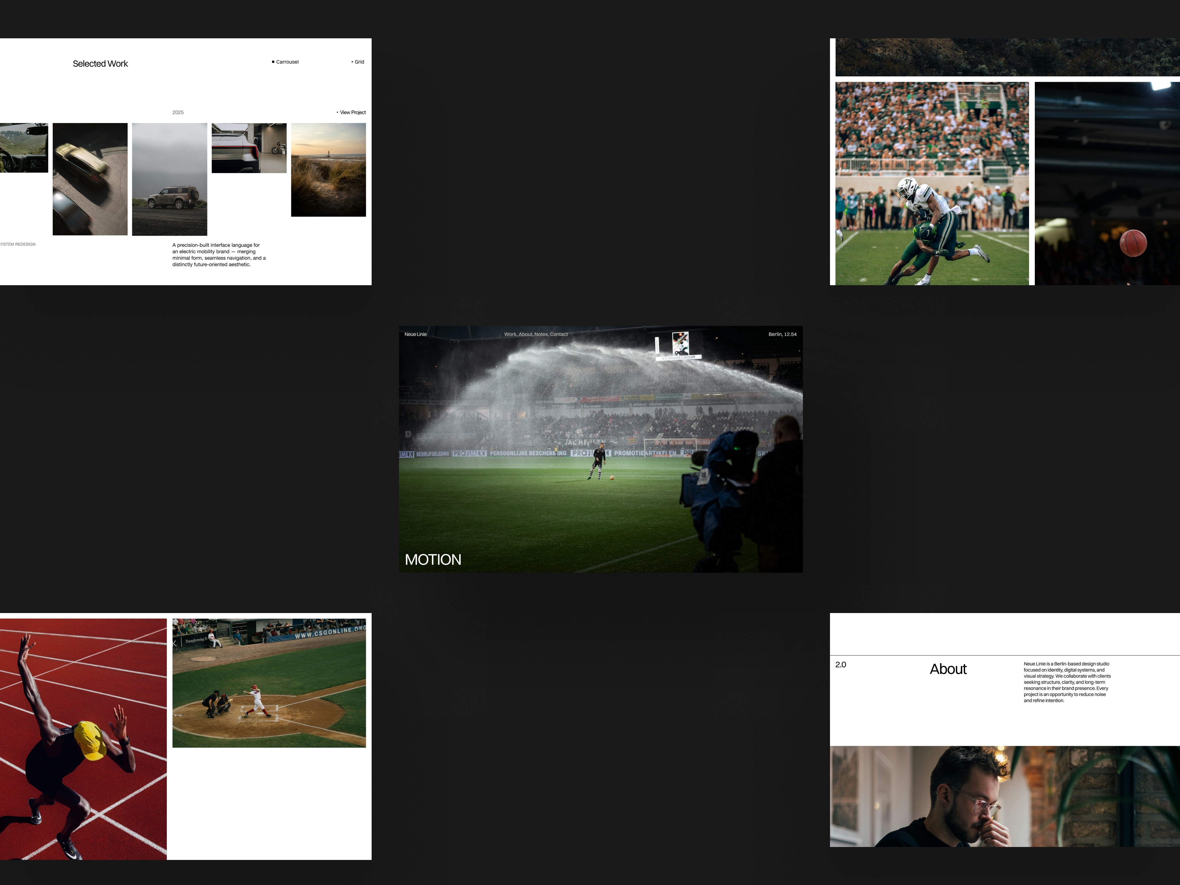 Graphic display of the Norin website