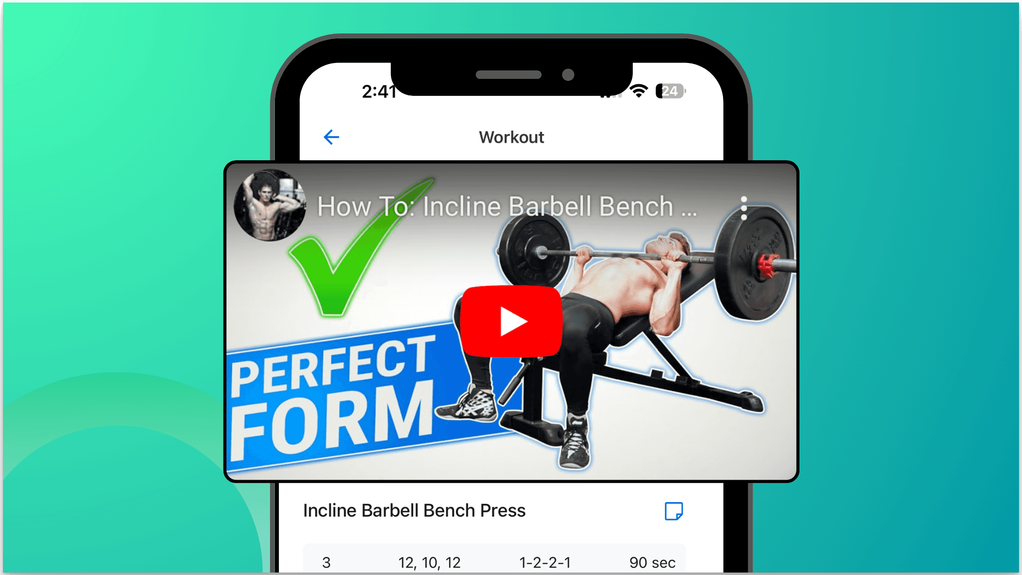 hubfit embeded exercise video