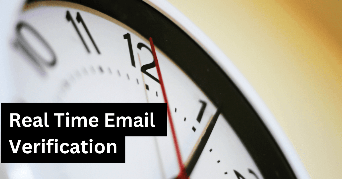 How to Use Real-Time Email Verification on Your Website?