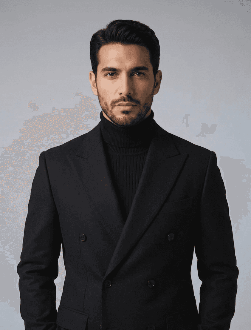Oliver Brown, Technical Inspector, professional headshot in black suit against gray background