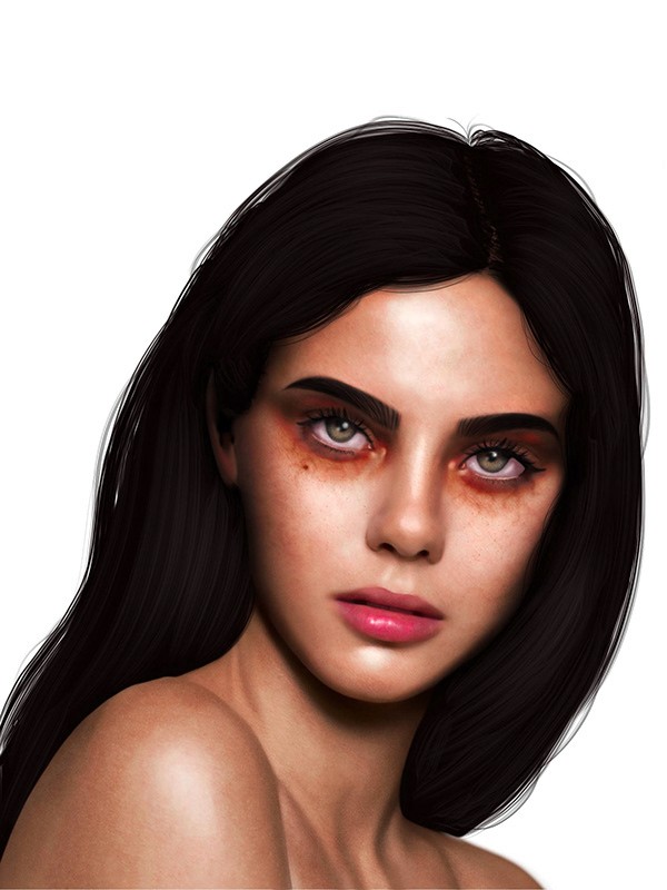 Projectbeeld 3: creatieve digitale illustratie met kleur en compositie — Rubsols Fotografie