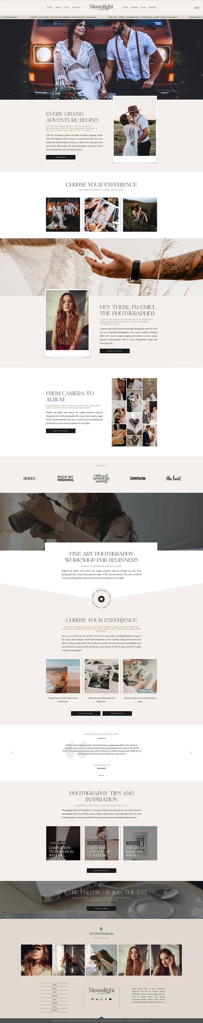 Photography Wix Template