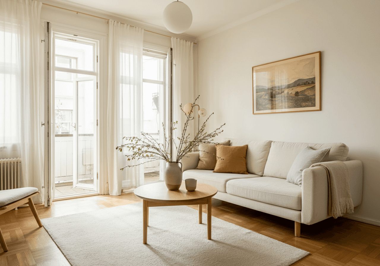 Salón luminoso de un chalet en venta en Rambla Nova, Tarragona centro – ISG Homes