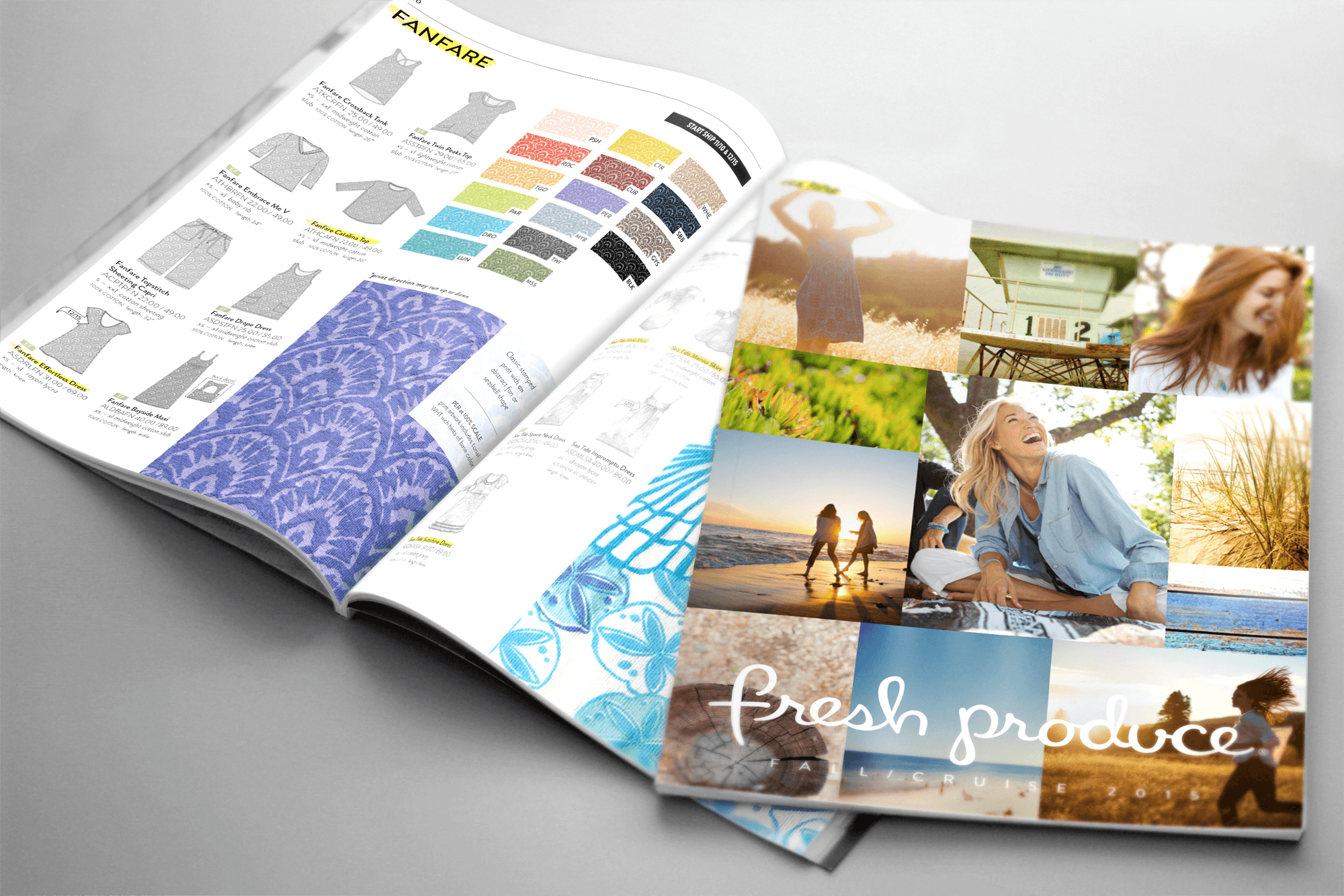 A wholesale catalog design (40+ pages, 750+ copies districuted)