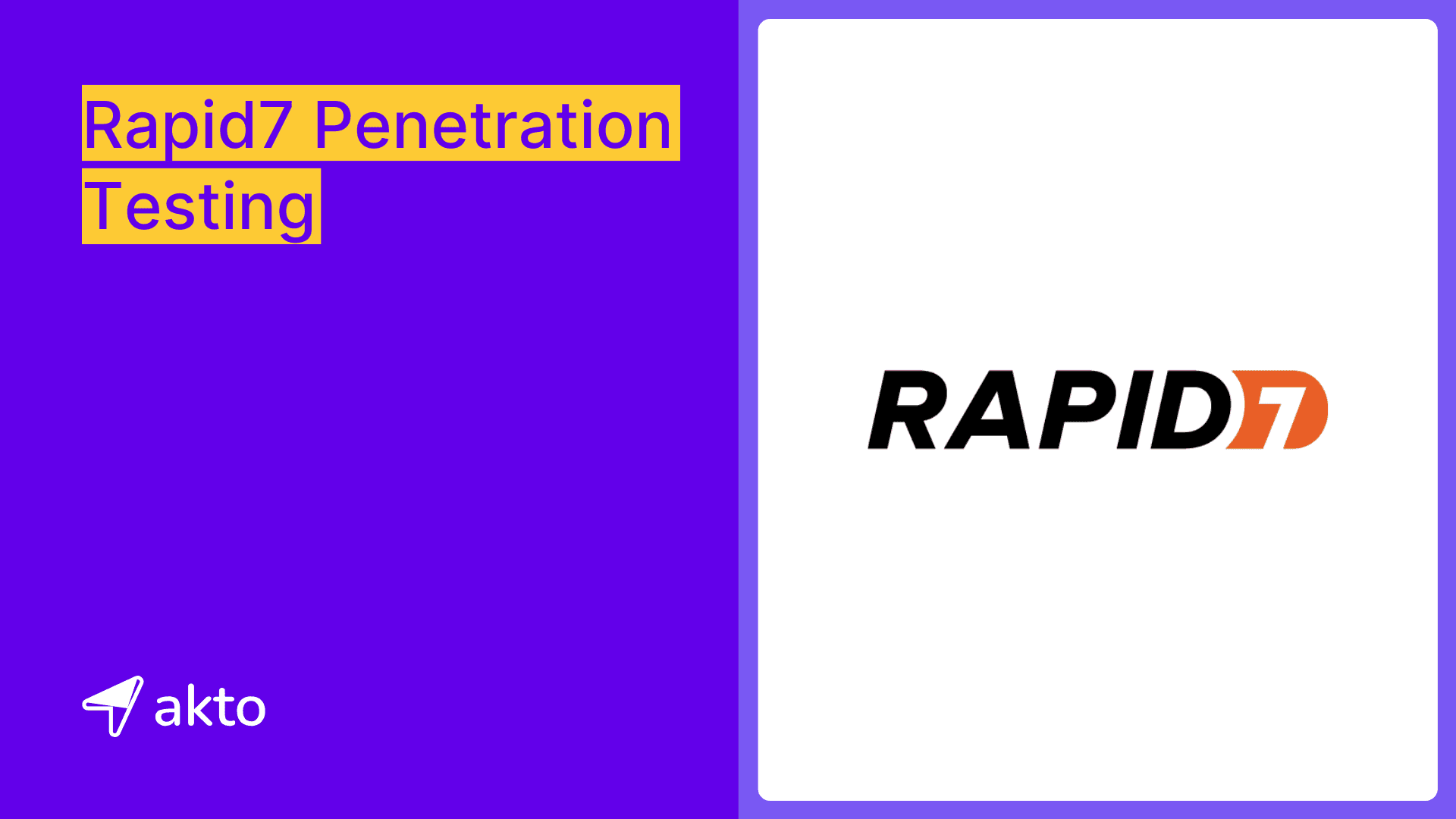 Rapid7 Penetration Testing