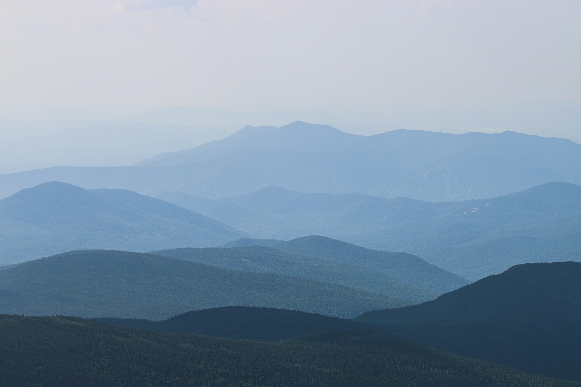 Mountain landscape in New Hampshire